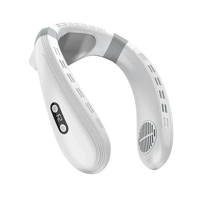 720 Degree Cooling Neck Hanging Fan Rechargeable Semiconductor Cooling Bladeless Mute Fan Portable Wearable Summer Air Cooler
