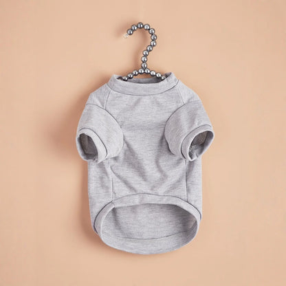 Breathable Dog T-shirt Solid Comfortable Thin Vest For Dogs Cute Summer Pet Clothes Dog Vest Tops Pet Supplies