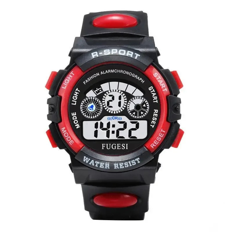 Children Luminous Electronic Watches Dial Waterproof Multi-function Alarm Clocks LED Digital Wrist Watch for Boys and Girls
