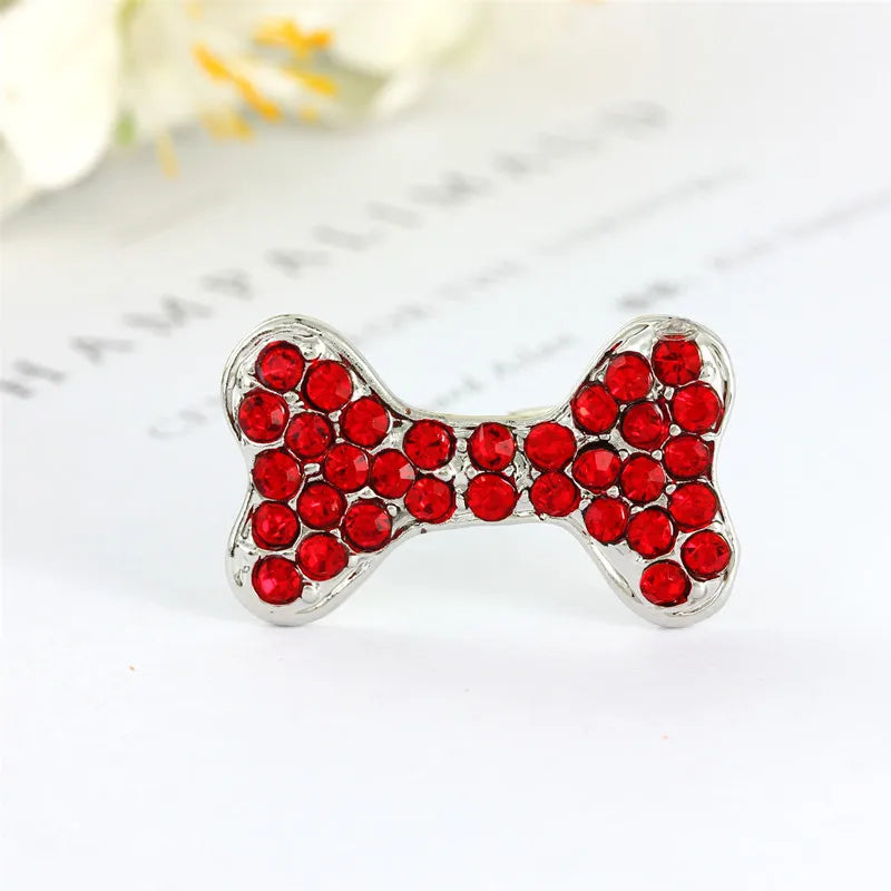 Bling Pearl Dog Collar Small and Medium Dogs Crown Hair Clips Puppy Accessories Doggy Heart and Bone Necklace Pet Supplies