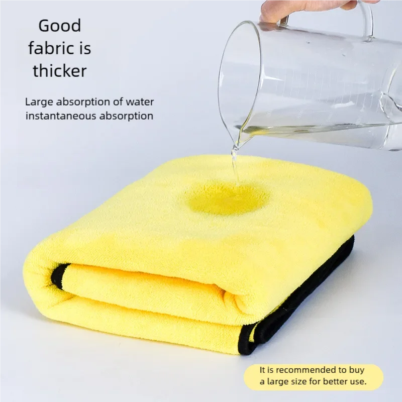Quick Drying Dog And Cat Towels Soft Fiber Towels Absorbent Bath Towel Pet Bathrobe Convenient Cleaning Towel Pet Supplies