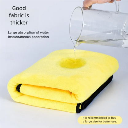 Quick Drying Dog And Cat Towels Soft Fiber Towels Absorbent Bath Towel Pet Bathrobe Convenient Cleaning Towel Pet Supplies