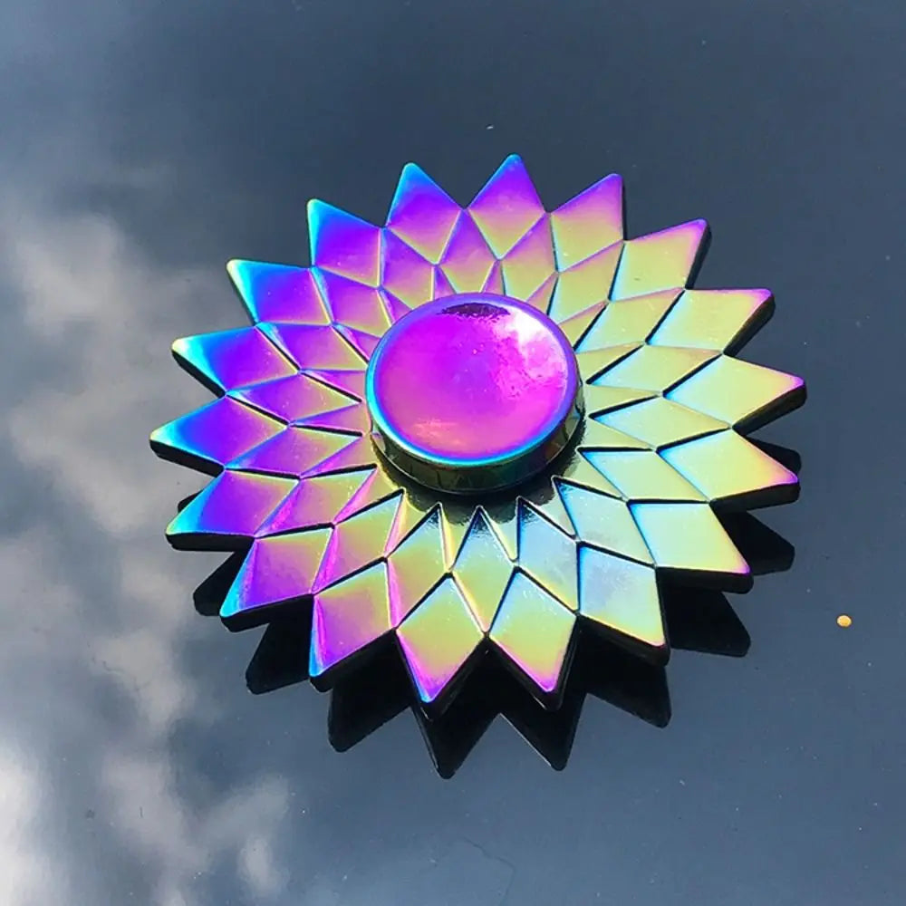 Dragon Wings Hand Spinner High Speed Low Noise Fingertip Gyro Alloy Anti Pressure Metal Rainbow Finger Spinner Children Toys
