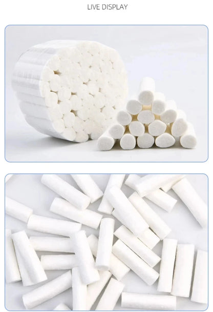 100PCS Disposable Lip Tattoo Skin Stretching Cotton Stick With Box Semi-Permanent Makeup Lip Embroidery Blush Recovery Tools