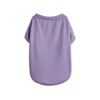 Breathable Dog T-shirt Solid Comfortable Thin Vest For Dogs Cute Summer Pet Clothes Dog Vest Tops Pet Supplies