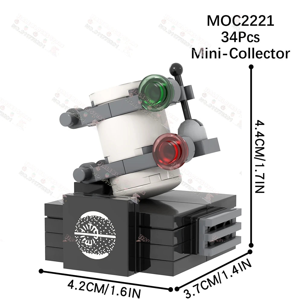 Sci-Fi Movie Series Droid Building Blocks Creative Mini Collector Turret Robot Annihilator Robot Model Bricks Toys For Kids Gift