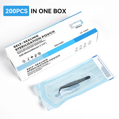 10/20PCS Disposable Self-sealing Sterilization Pouches Bag 5 Sizes Tattoo Accessories Supplies Self-adhesive Clean Bags