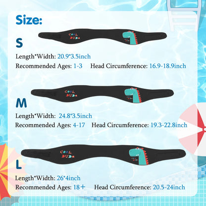 HeySplash Swimming Headband Swim Earplugs Kids Ear Plugs Ear Band Swimmer Ear Protection Elastic Neoprene Ear Guard