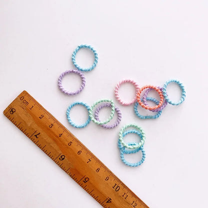 100 Piece/set Elastic Hair Bands Girls Baby Hair Accessories Child Hair Ring Head Rope Scrunchies Headwear Excluding Bottles