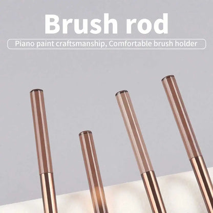 22pcs Makeup Brush Set Including 20pcs Professional Aluminum Tube Makeup Brushes, 2pcs Air Cushion Puffs For Daily Use