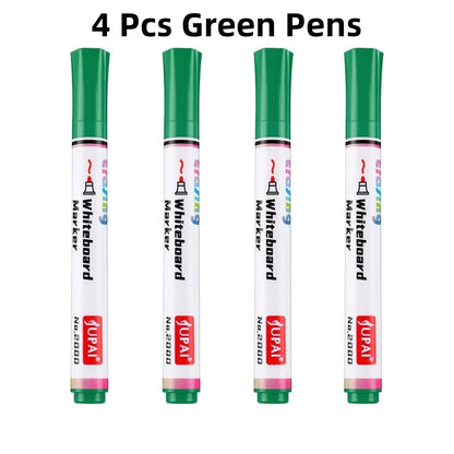4Pcs/Set Erasable Magnetic Whiteboard Marker Pen Blackboard Marker Chalk Glass Ceramics Office School Art Marker Stationery
