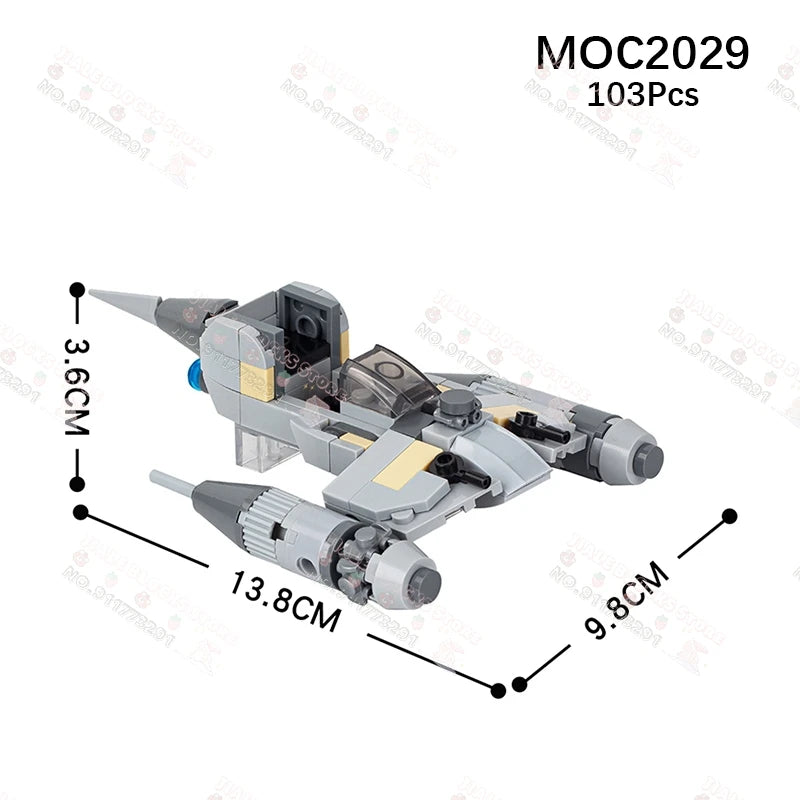 Sci-Fi Movie Series Droid Building Blocks Creative Mini Collector Turret Robot Annihilator Robot Model Bricks Toys For Kids Gift