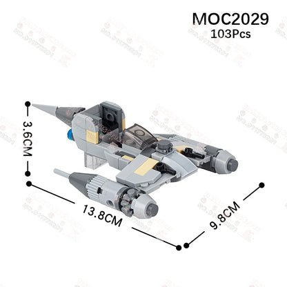 Sci-Fi Movie Series Droid Building Blocks Creative Mini Collector Turret Robot Annihilator Robot Model Bricks Toys For Kids Gift