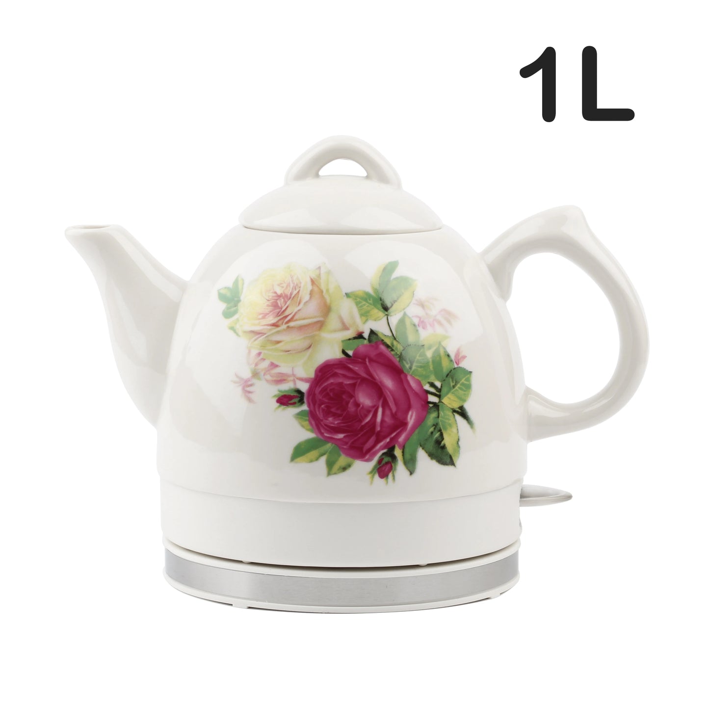 1L Electric Kettle Ceramic Tea Boiler Automatic Power off Detachable base Anti-dry protection kicthen tools Household health pot