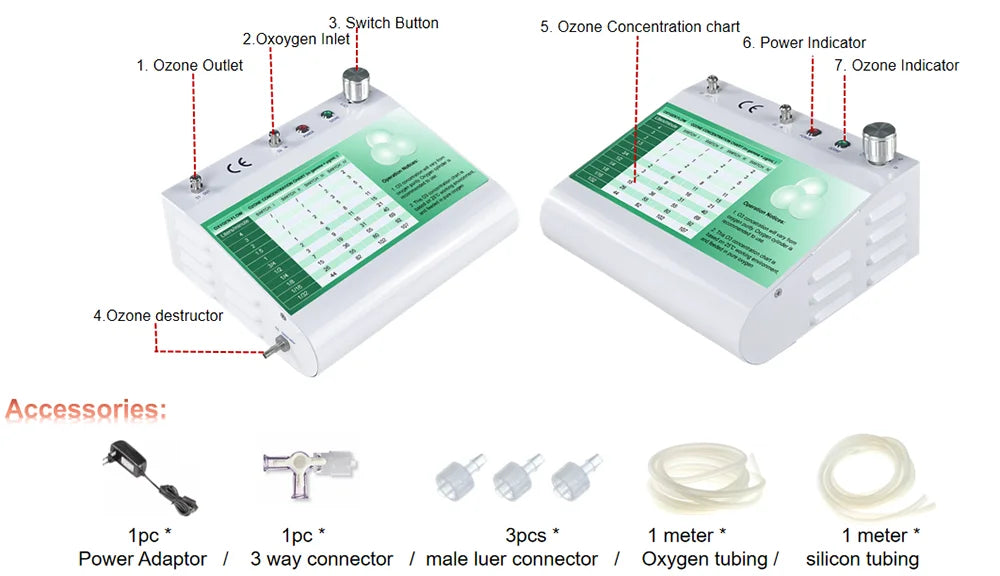 Latest Technology ozone therapy spa machine for skin treatment