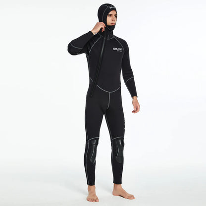 3MM diving suit men's and women's thickened diving suit men's warm hooded swimming wet suit surfing suit jellyfish suit
