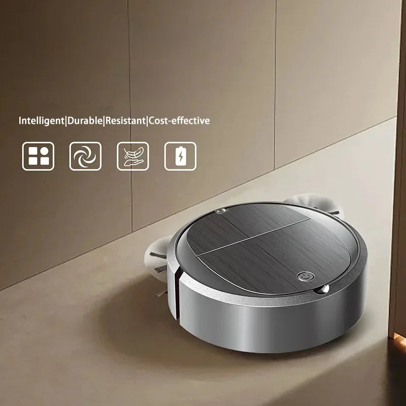 Long battery life Automatic Sweeping Robot Portable Mini Home Vacuum Cleaner USB Rechargeable Wet Dry 3-in-1 Sweeping Machine