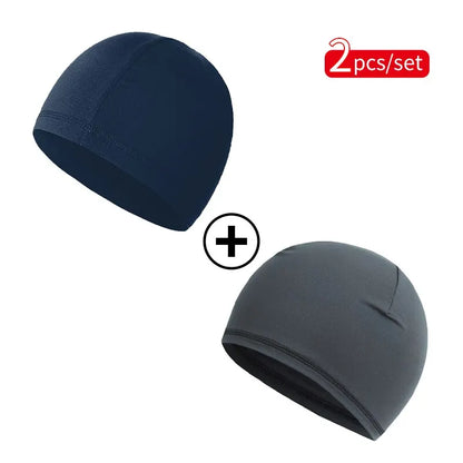 2 Pcs Cooling Skull Cap Helmet Liner Cycling Cap Cooling Cap Sports Helmet Cap for Men Women Running Skiing Hat