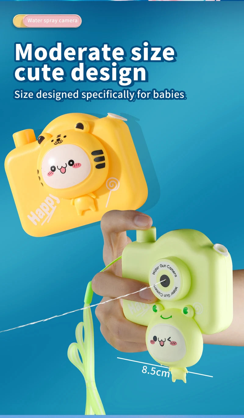 Water Gun Summer Toys for Kids camera toys Cartoon Water Gun Outdoor Game Summer Toys Sport Party Toys Gifts