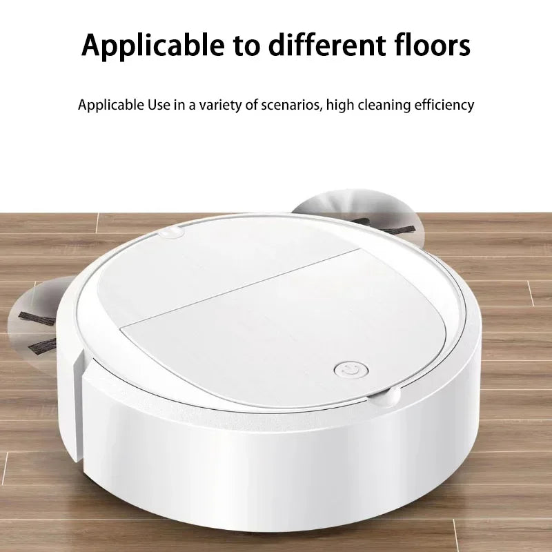 Long battery life Automatic Sweeping Robot Portable Mini Home Vacuum Cleaner USB Rechargeable Wet Dry 3-in-1 Sweeping Machine