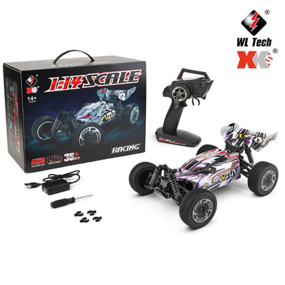 WLtoys 144016 Fast RC Cars 35KM/H OR 75KM/H 1/14 off Road 4WD Drift Toys,2.4G Remote Control Monster Truck for Adults and Kids