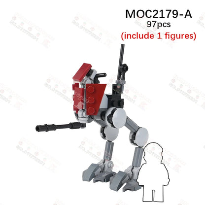 Sci-Fi Movie Series Droid Building Blocks Creative Mini Collector Turret Robot Annihilator Robot Model Bricks Toys For Kids Gift
