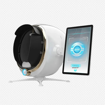 3D Skin Scanner Care Facial Analyzer Monitor Machine Magic Mirror Portable Testing English Detector Face Camera Test Analysis