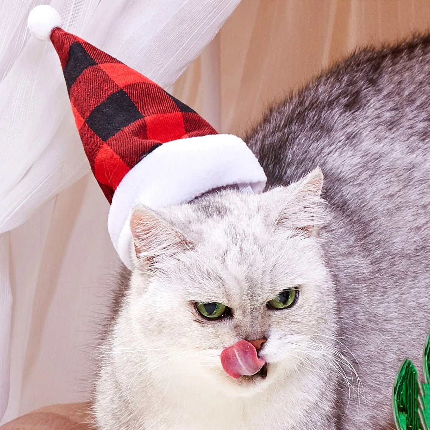 Pet Cat Dog Christmas Hat Cap Puppy Dog Accessories for Small Dogs Costume Dog Caps for Cats Costumes Pet Supplies 강아지 크리스마스