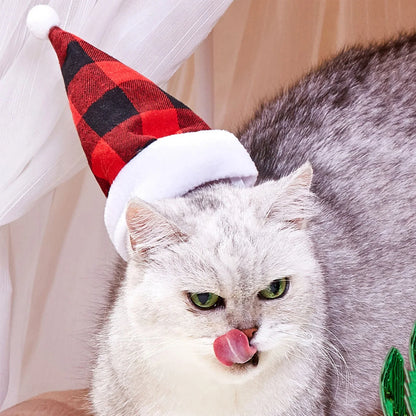 Pet Cat Dog Christmas Hat Cap Puppy Dog Accessories for Small Dogs Costume Dog Caps for Cats Costumes Pet Supplies 강아지 크리스마스