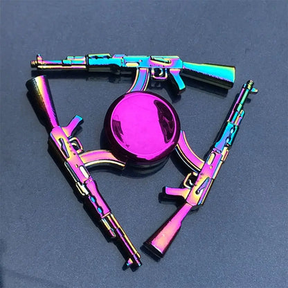 Dragon Wings Hand Spinner High Speed Low Noise Fingertip Gyro Alloy Anti Pressure Metal Rainbow Finger Spinner Children Toys