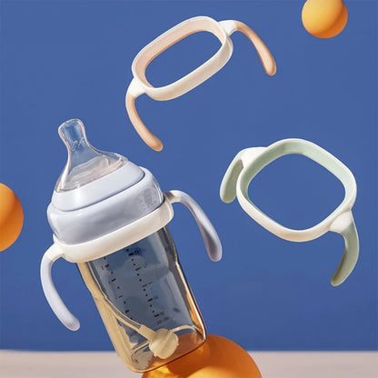 BPA Free Classic Newborn Bottle Grip Handle Compatible Silicone Handles for Hegen Bottle Size Baby Feeding Bottle Accessories