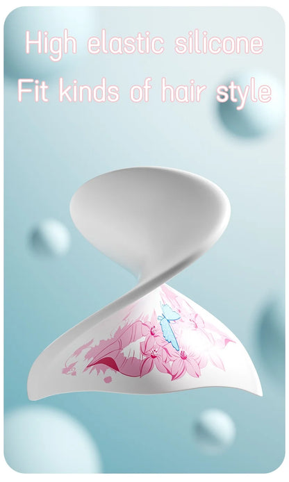 New Silicone Swimming Cap Waterproof and Durable Swim Cap for Long Hair No-slip Swim Cap for Women