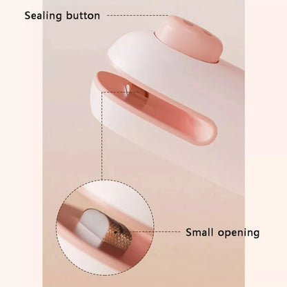Mini Heat Sealer 2 in 1 Rechargeable HandheldBag Sealer With Cutter Magnet Bag Resealer Machine for Plastic Bags Snack Bags