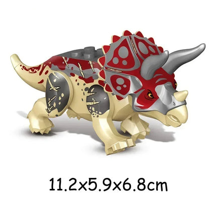 Great Value!!! Mosasaurus Jurassic World Park Dinosaurs Rex Indoraptor Triceratops Indominus Building Block Toys Dinosaur Gift