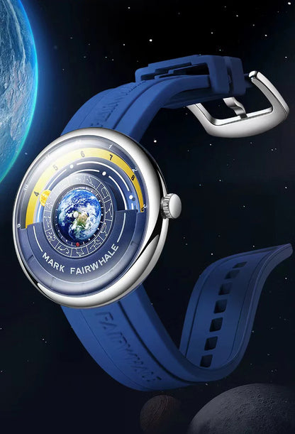 Mark Fairwhale 5700 Luxury Earth Men's 2025 Quartz Watches Sport Waterproof Men Wristwatch Innovative Hands Clocks reloj hombre