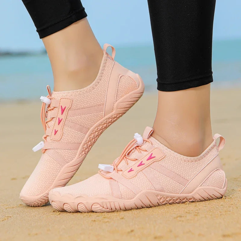Aqua Shoes Men Beach Barefoot Water Shoes Summer Swimming Light Portable Wader Quick Dry Outdoor Upstream Wading Sneakers