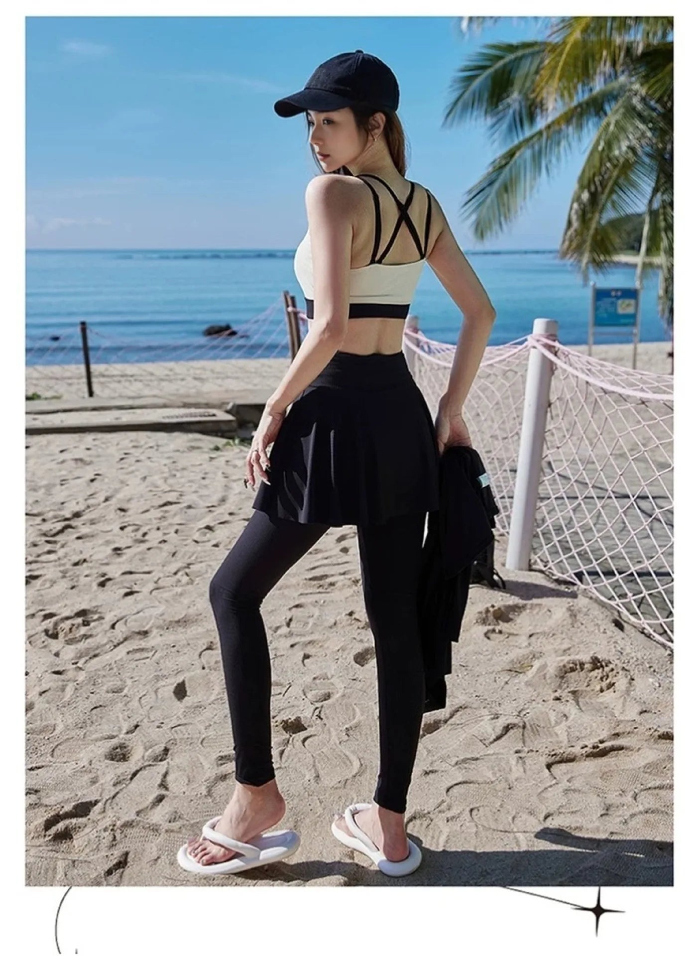 Women's Long Sleeve Long Pants Swimsuit Set 4pcs Tummy Control Slimming Athletic 2025 New Swimming Surf Dive Fall Swimsuit