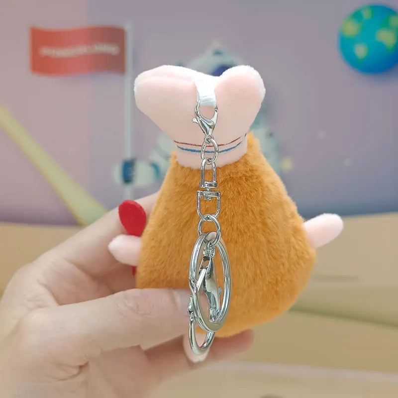 12cm Kawaii Food Bread Hamburger Hot Dog French Fries Plush Doll Soft Stuffed Plush Pendant Keychains for Children Gifts Toys