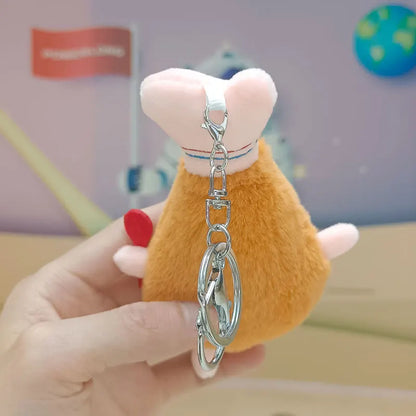 12cm Kawaii Food Bread Hamburger Hot Dog French Fries Plush Doll Soft Stuffed Plush Pendant Keychains for Children Gifts Toys