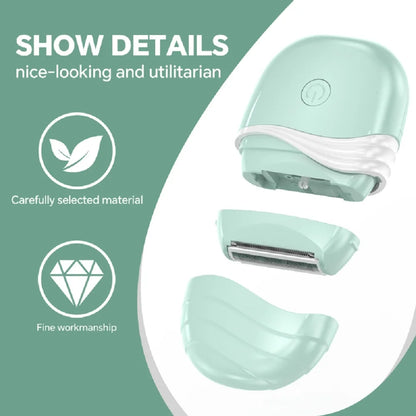 Women's Epilator Electric Hair Shaver Mini Hair Removal Trimmer Portable Body Hair Remover Razor Armpit Arm Leg Hair Epilator