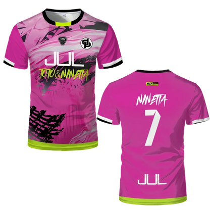 90 Minute Series MM9 JUL Football Shirt for Men, Summer Outdoor Sport Quick-Drying Jersey, Fitness Training T-shirt