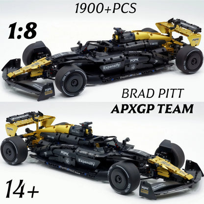 Car Building Blocks APXGP F1 Technics Vehicles Children Toys MOC Bricks Construction Block Assembling Model Kit For Adults Gift