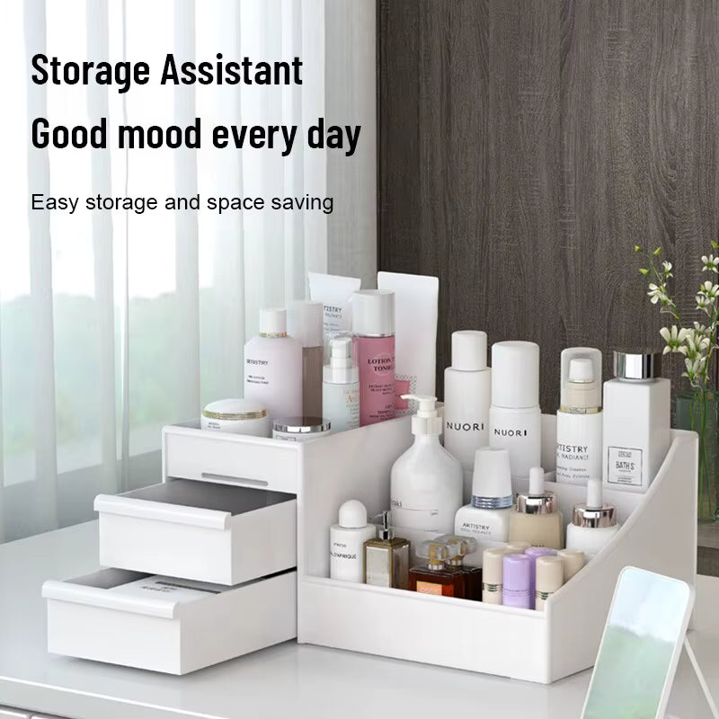White New Drawer Makeup Storage Box