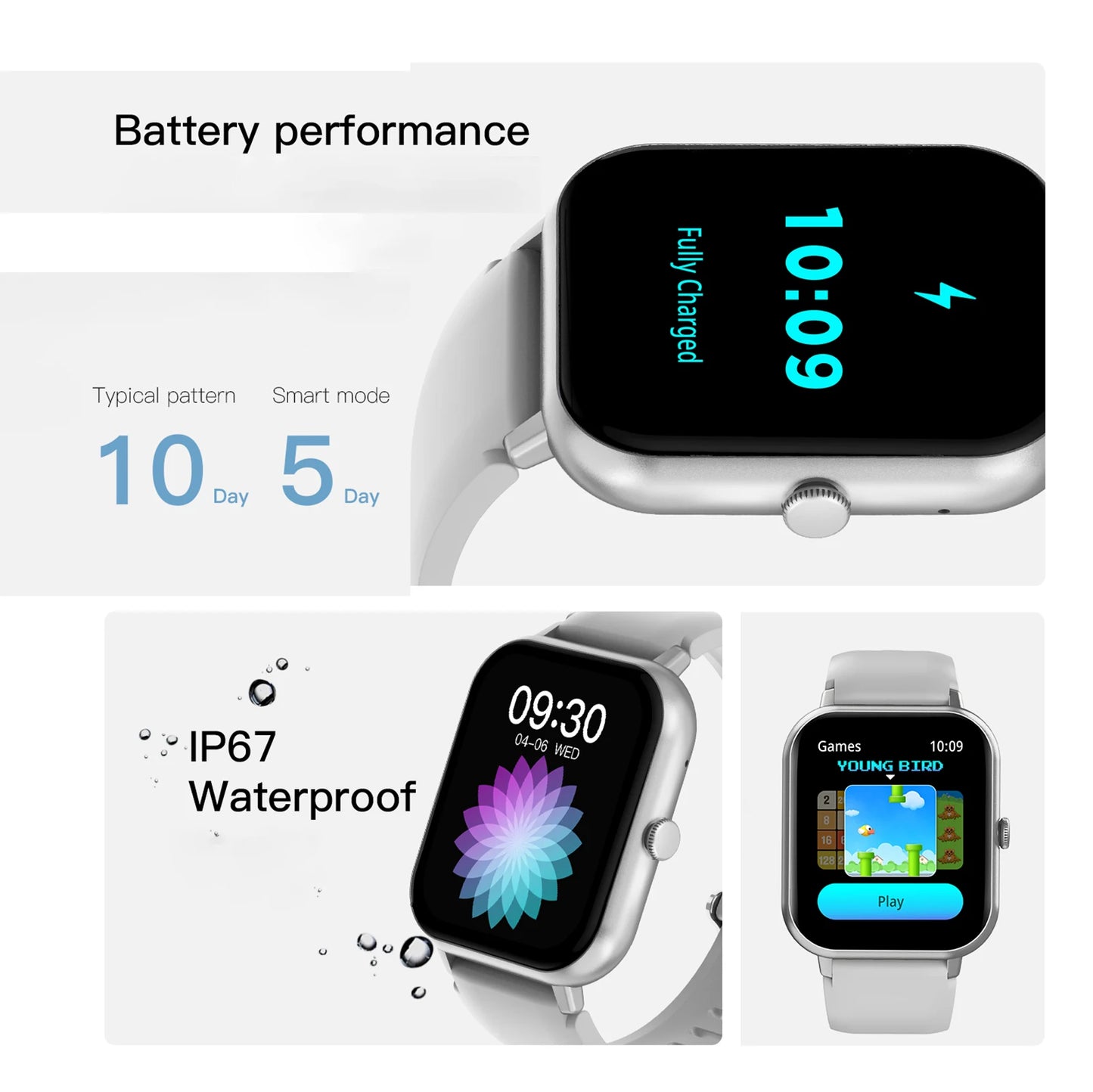 New Digital Smart Watch Heart Monitor Smartwatch 2026 Android Electronic Sports Watches for Man Woman Fitness Tracker for ios