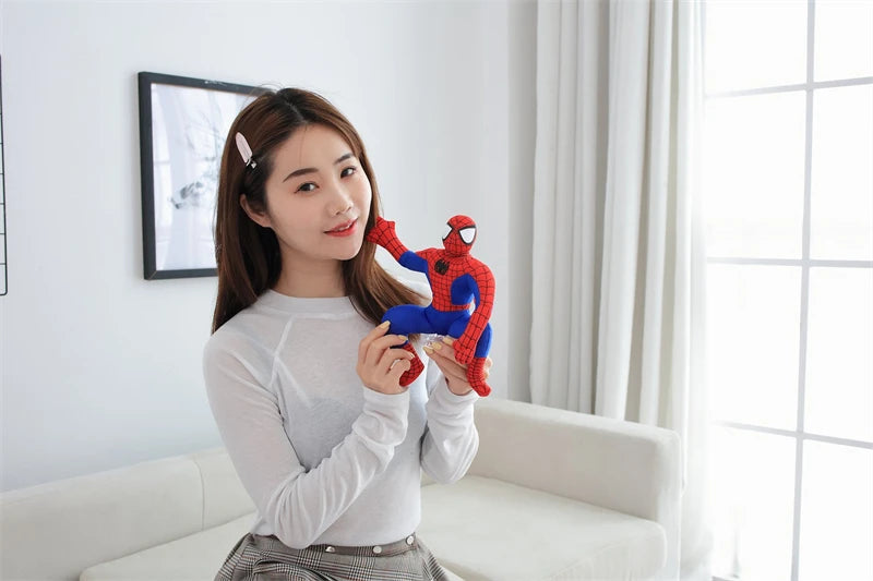 High Quality Spider Man Plush Toy Cartoon Stuffed Anime superhero Plushies Lovely Doll Hug Pillow Home Decor Birthday Gifts Kids