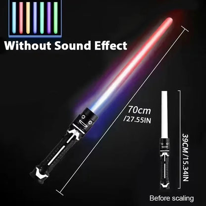 1PC Cyberpunk LED Sword,Retractable Light Saber Sword Toys, Masquerade Party And Halloween Props