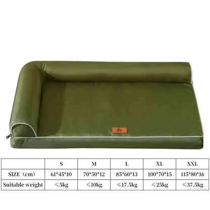 Cat Beds for Large Dogs Washable Removable Waterproof Pillow Cover and Anti-Slip Bottom Basket House Pet Supplies Accessories