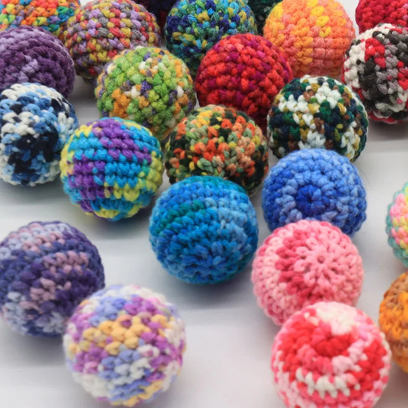 Cat Toys Balls Yarn Cat Ball with Bell Inside Kitten Toys for Indoor Cats Kitty Interactive Cat Nip Chew Toys Pet Supplies