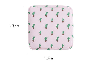 Women Small Cosmetic Bag Set Zipper Girls Mini Sanitary Napkins Makeup Lipstick Bags Travel Earphone Coin Organizer Pouch Bags
