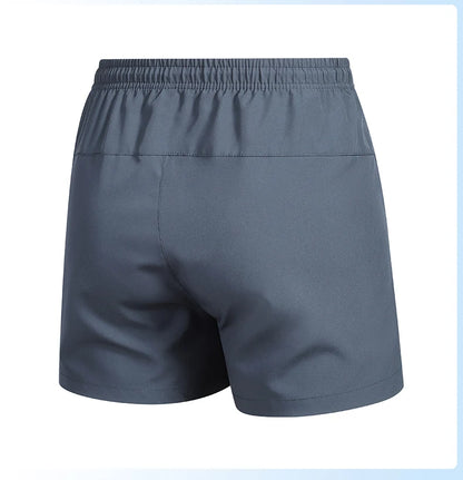2025 New Summer Men's Beach Shorts Beach New Models Solid Color Fashion Leisure Comfortable Elastic Waist Double Pockets Cool
